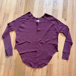 Aritzia | TNA | Maroon | Waffle Knit Sweater